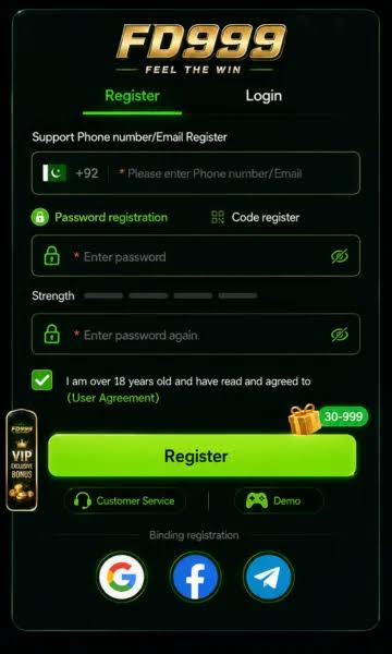 FD999 Login and Registered