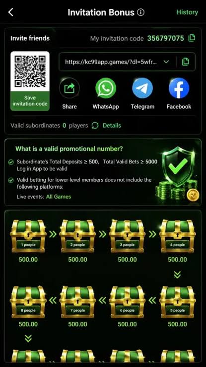 3Patti District Referral program