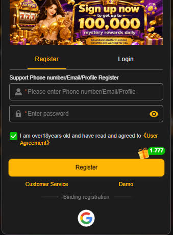 Login and registered