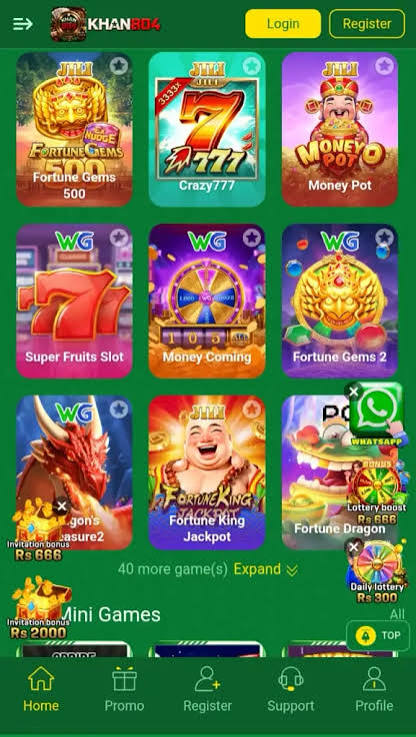 Games in khan804 App