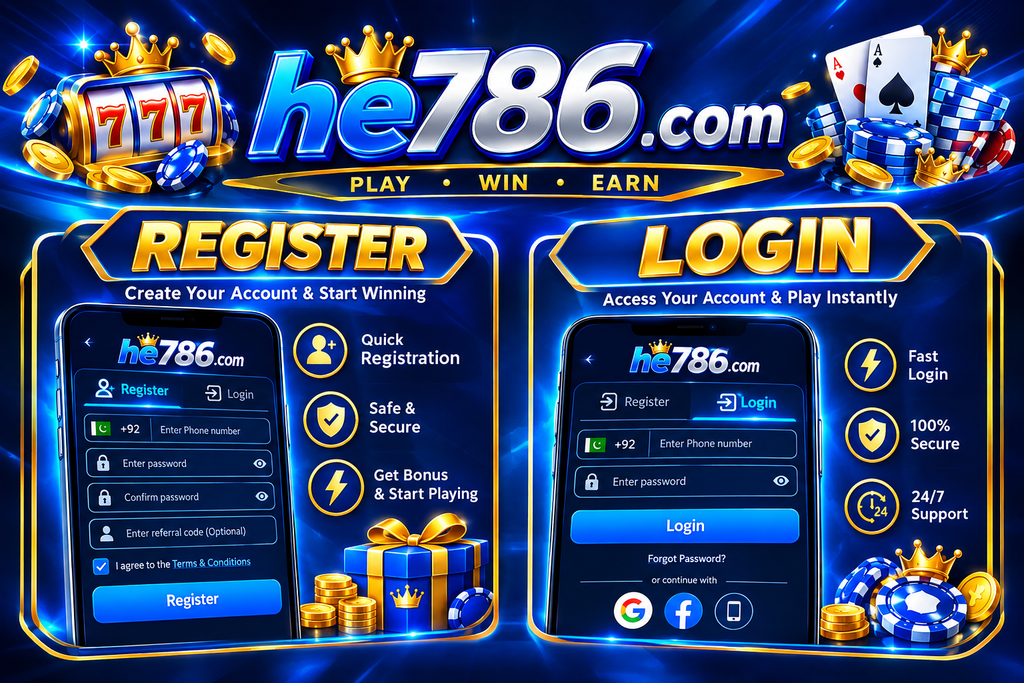 Registered and Login he786 App