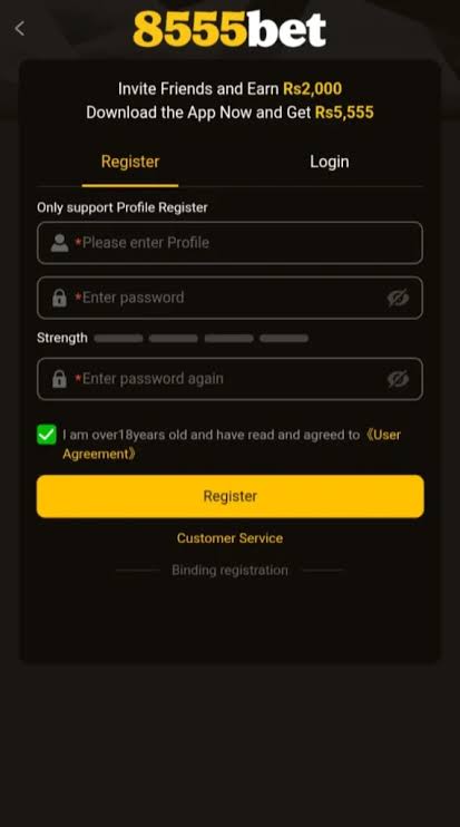 Registered and Login 8555 Bet